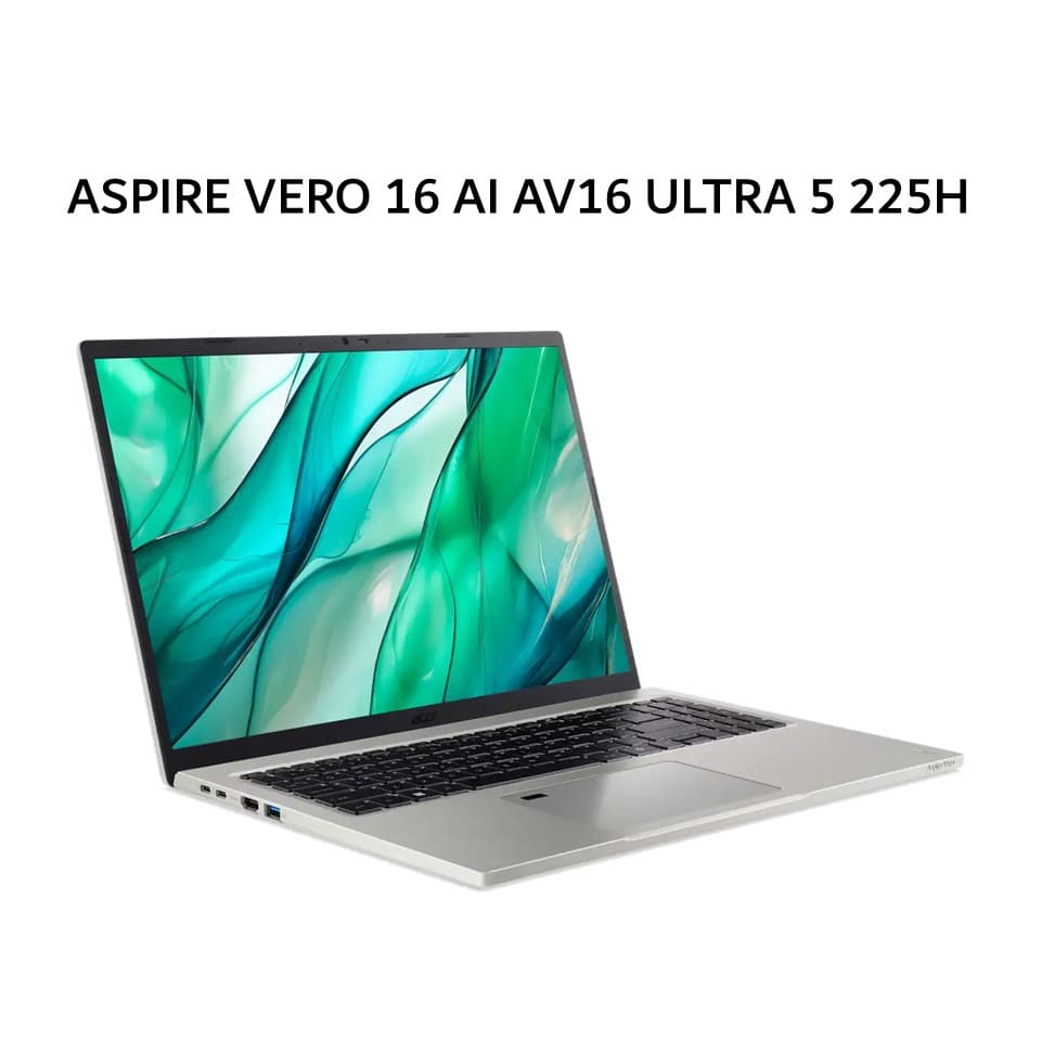 ACER ASPIRE VERO 16 AI AV16 ULTRA 5 225H 16GB 1TB W11+OHS 16.0WUXGA 100SRGB BLIT QHDCAM ADP -71P.574C