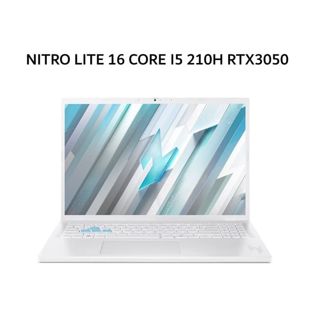 ACER NITRO LITE 16 CORE I5 210H RTX3050 6GB/ 16GB 512GB W11+OHS 16.0WUXGA 180HZ 100SRGB BLIT 2Y+ADP WHT -71G.506C