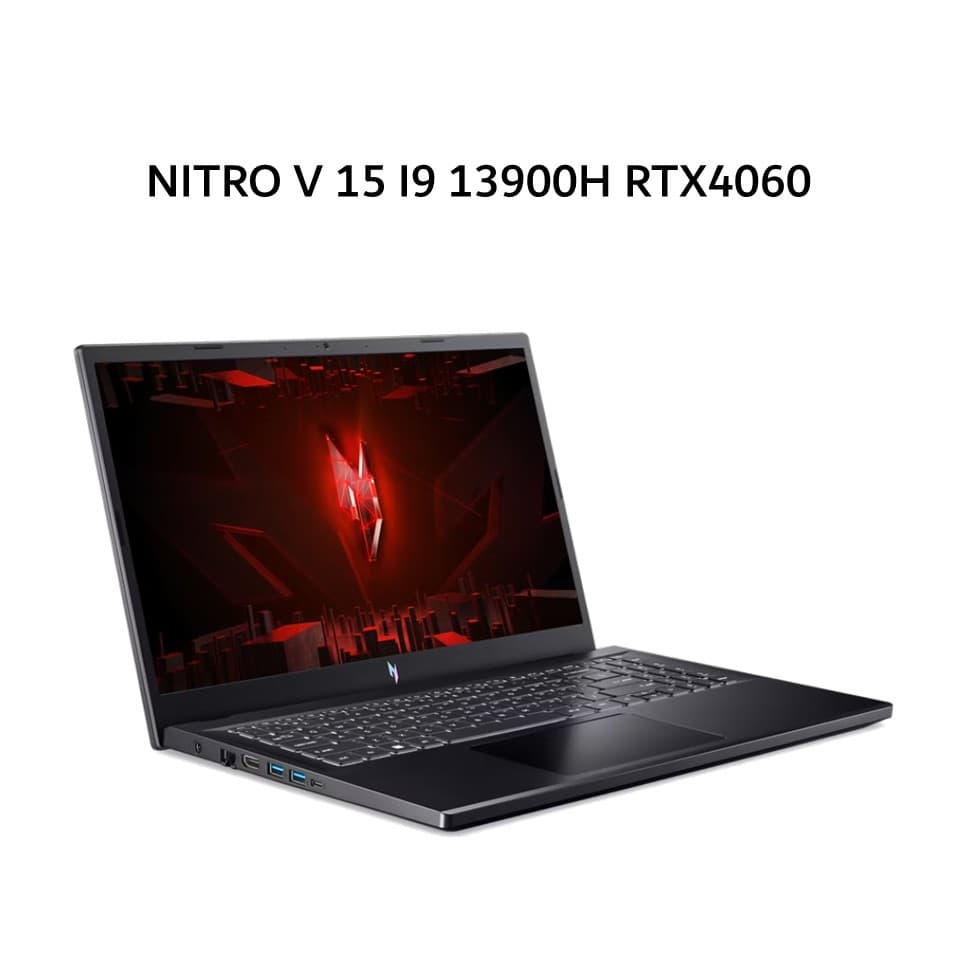 ACER NITRO V 15 I9 13900H RTX4060 8GB/ 16GB 512GB W11+OHS 15.6FHD 144HZ IPS BLIT 2Y+ADP BLK -51.901S
