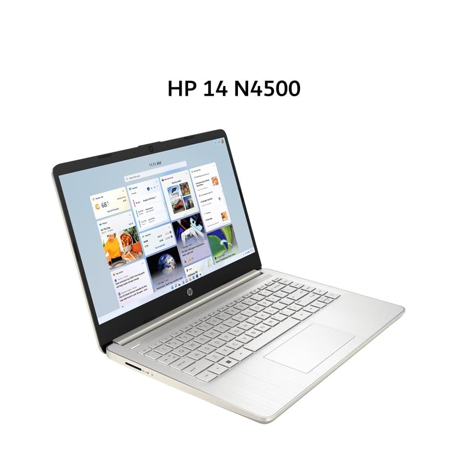 HP 14 N4500 4GB 512GB W11+OHS 14.0FHD BLIT 2Y GLD -DQ3134TU