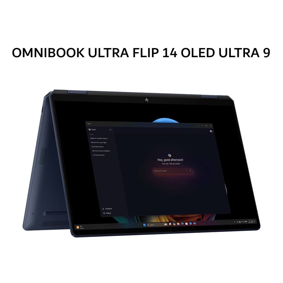 HP OMNIBOOK ULTRA FLIP 14 OLED ULTRA 9 288V 32GB 2TB W11+OHS 14.0 2.8K VRR 120HZ 2Y+2ADP 2IN1 EVO BLU -FH0556TU