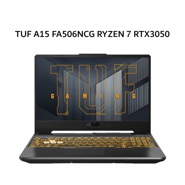 ASUS TUF A15 FA506NCG RYZEN 7 7445HS RTX3050 4GB/ 16GB 512GB W11+OHS+M365B 15.6FHD IPS BLK -R735BZT-HM