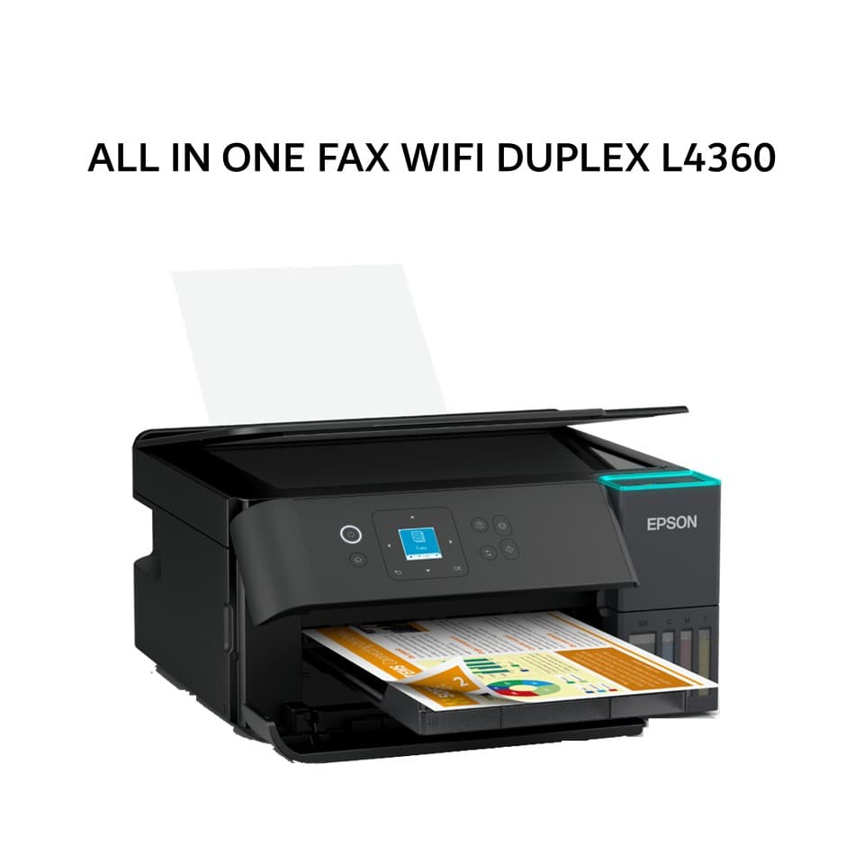 EPSON ALL IN ONE FAX WIFI DUPLEX ECOTANK L4360 2Y