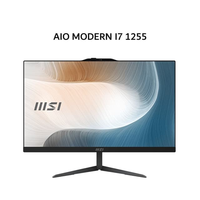 MSI AIO MODERN I7 1255 8GB 512GB W11+OHS 23.8FHD IPS BLK -AM242.2073