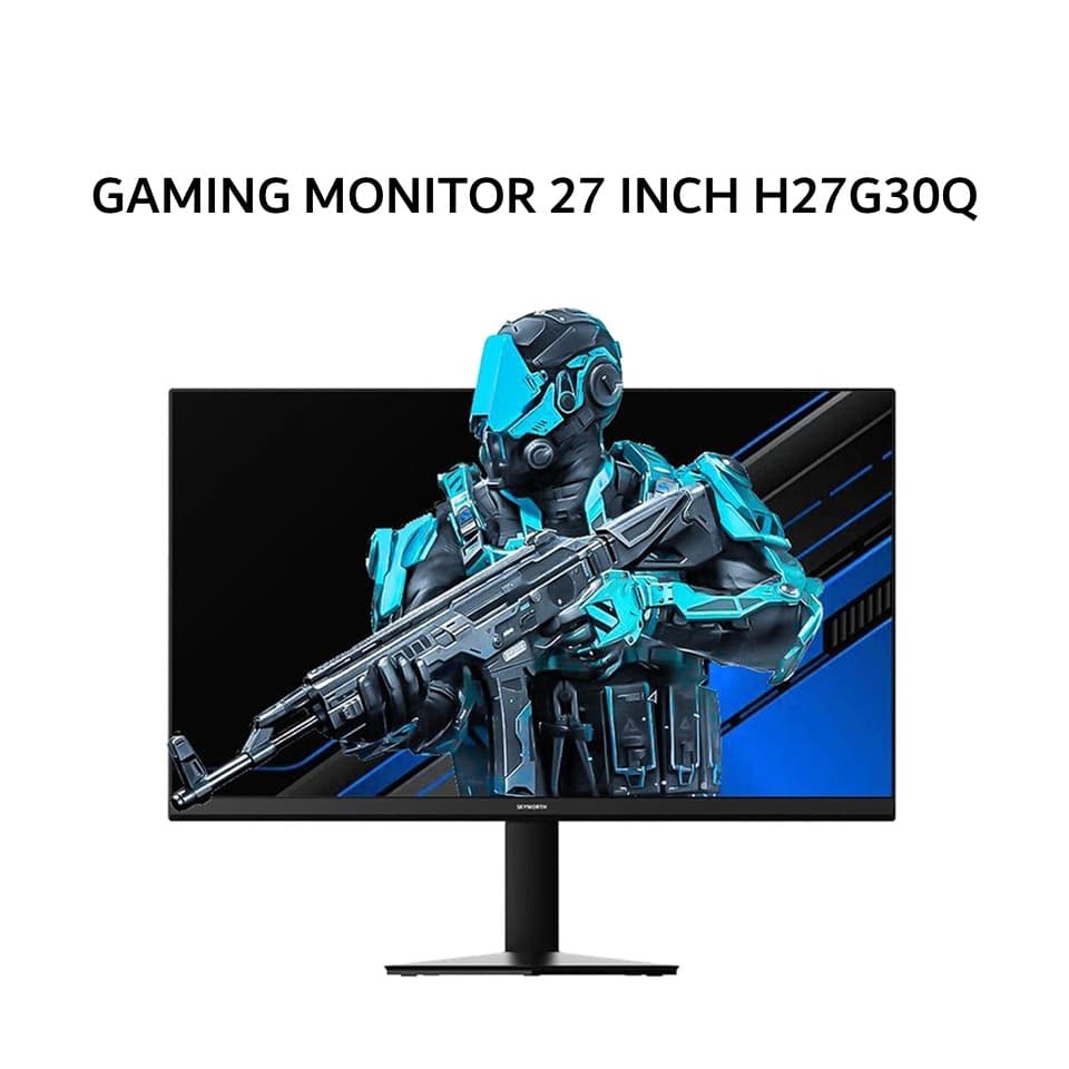 SKYWORTH GAMING MONITOR 27 INCH H27G30Q FAST IPS QHD 2K 1440P 1MS 180HZ HDR10 3Y