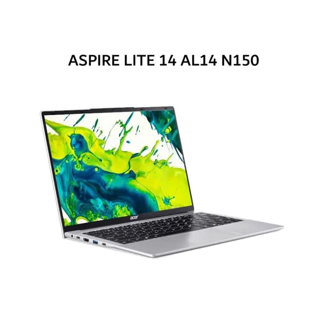 ACER ASPIRE LITE 14 AL14 N150 8GB 256GB W11+OHS+M365B 14.0FHD IPS SLV -37P.C9CP