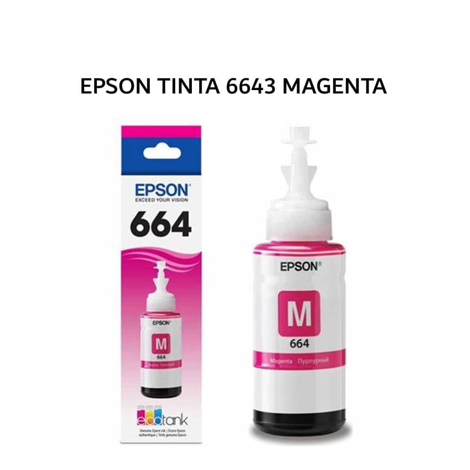 EPSON TINTA 6643 MAGENTA