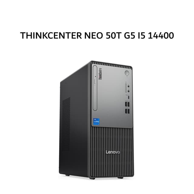 LENOVO THINKCENTER NEO 50T G5 I5 14400 8GB 512GB W11+OHS 3Y BLK + MONITOR 21.5
